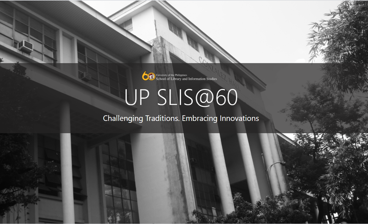 Homepage of the UP SLIS@60 Digital Exhibit